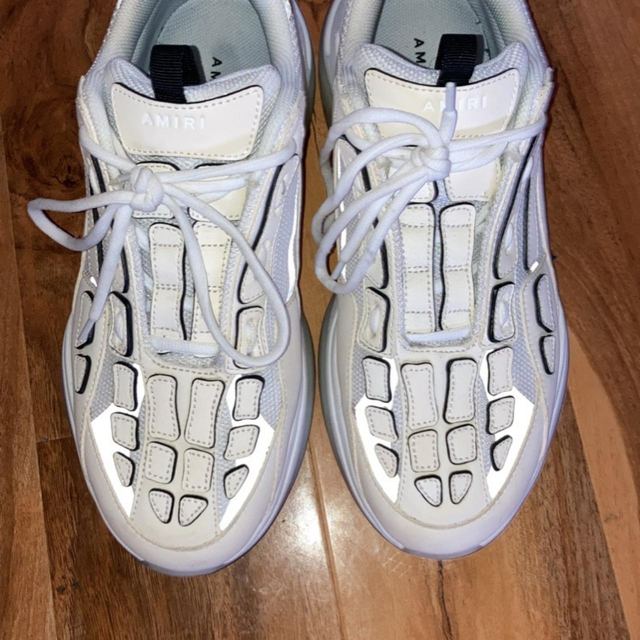 AMIRI Bone Runner Sneakers-White **Fresh... - Depop