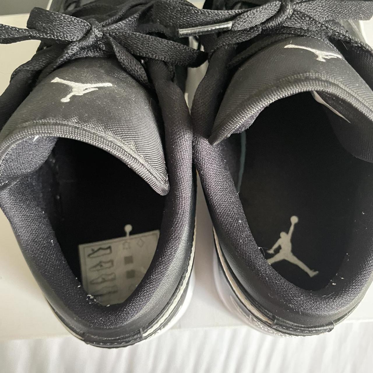 Jordan 1 Lows wms uk 4.5 Black and white Jordan 1... - Depop