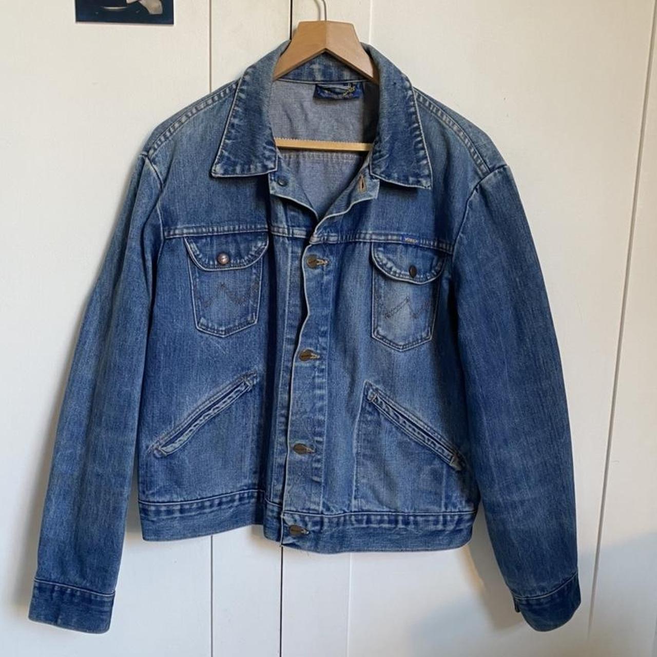 Wrangler Men's Blue Jacket | Depop