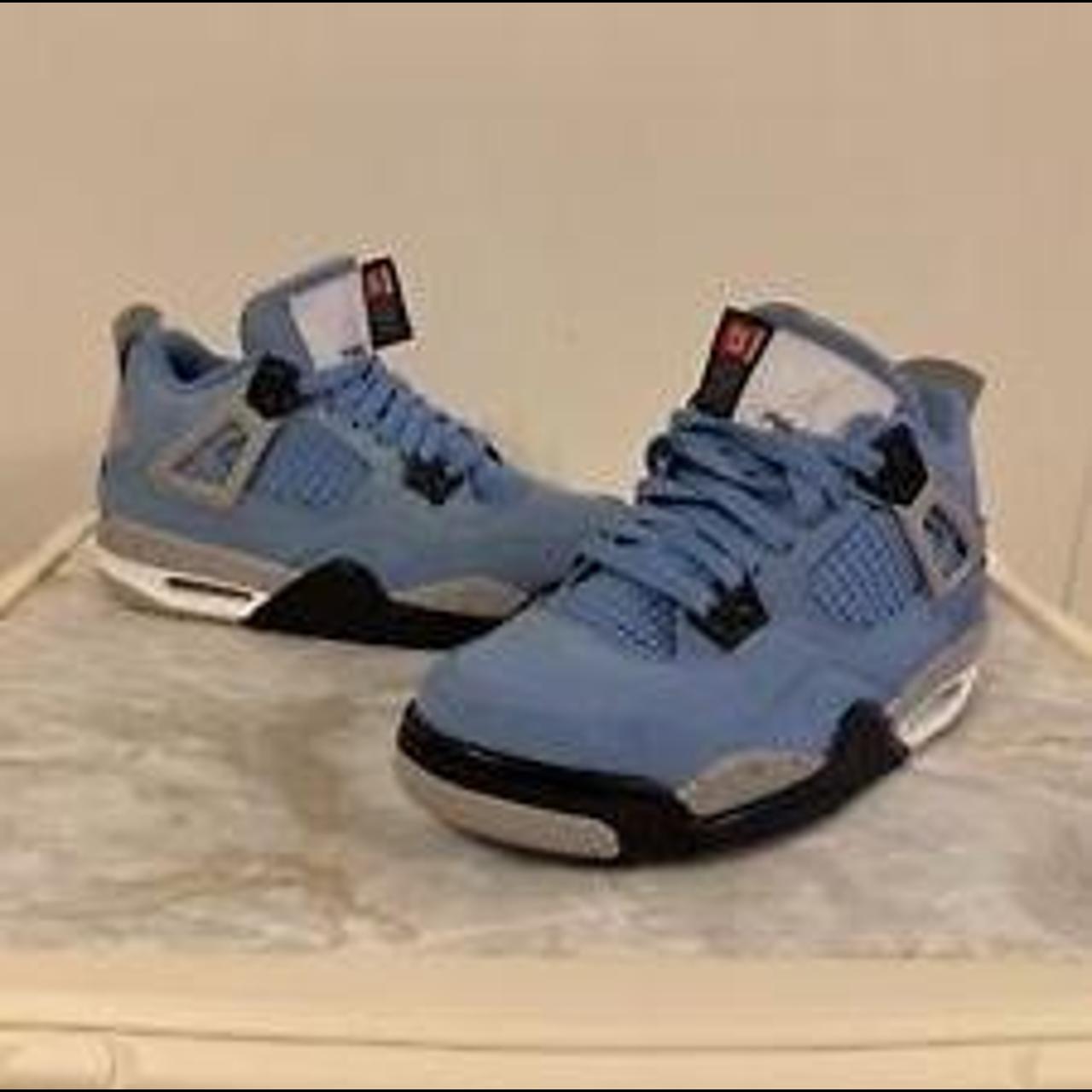 black blue and grey jordans