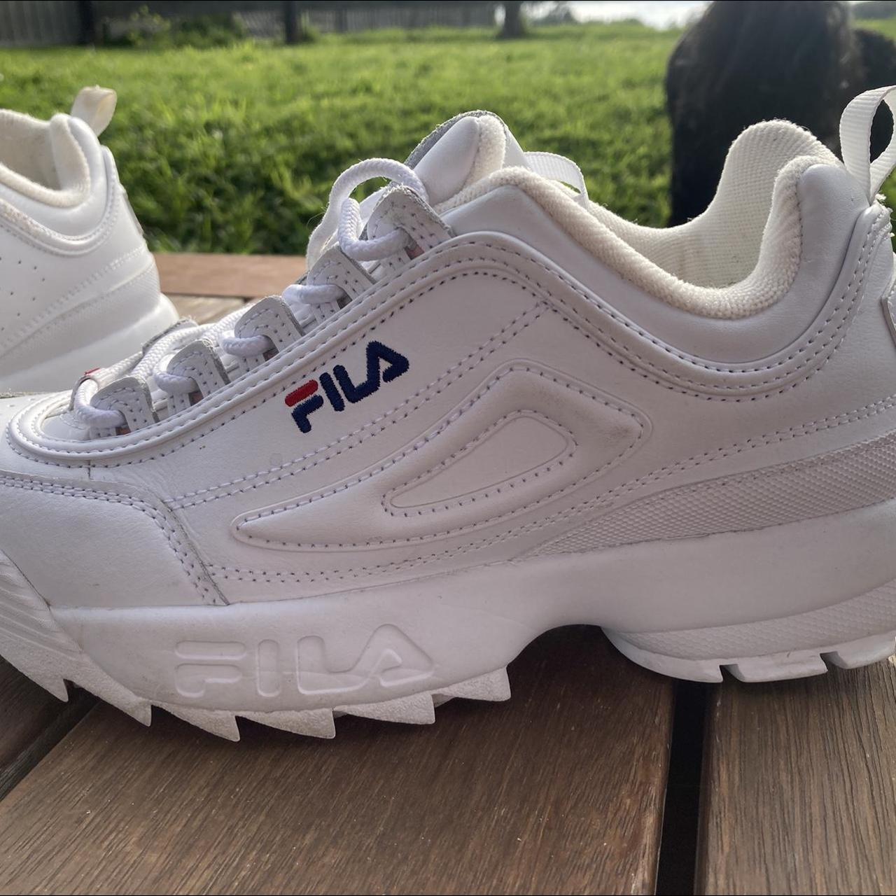 Near new condition (only worn twice) Chunky Fila... - Depop