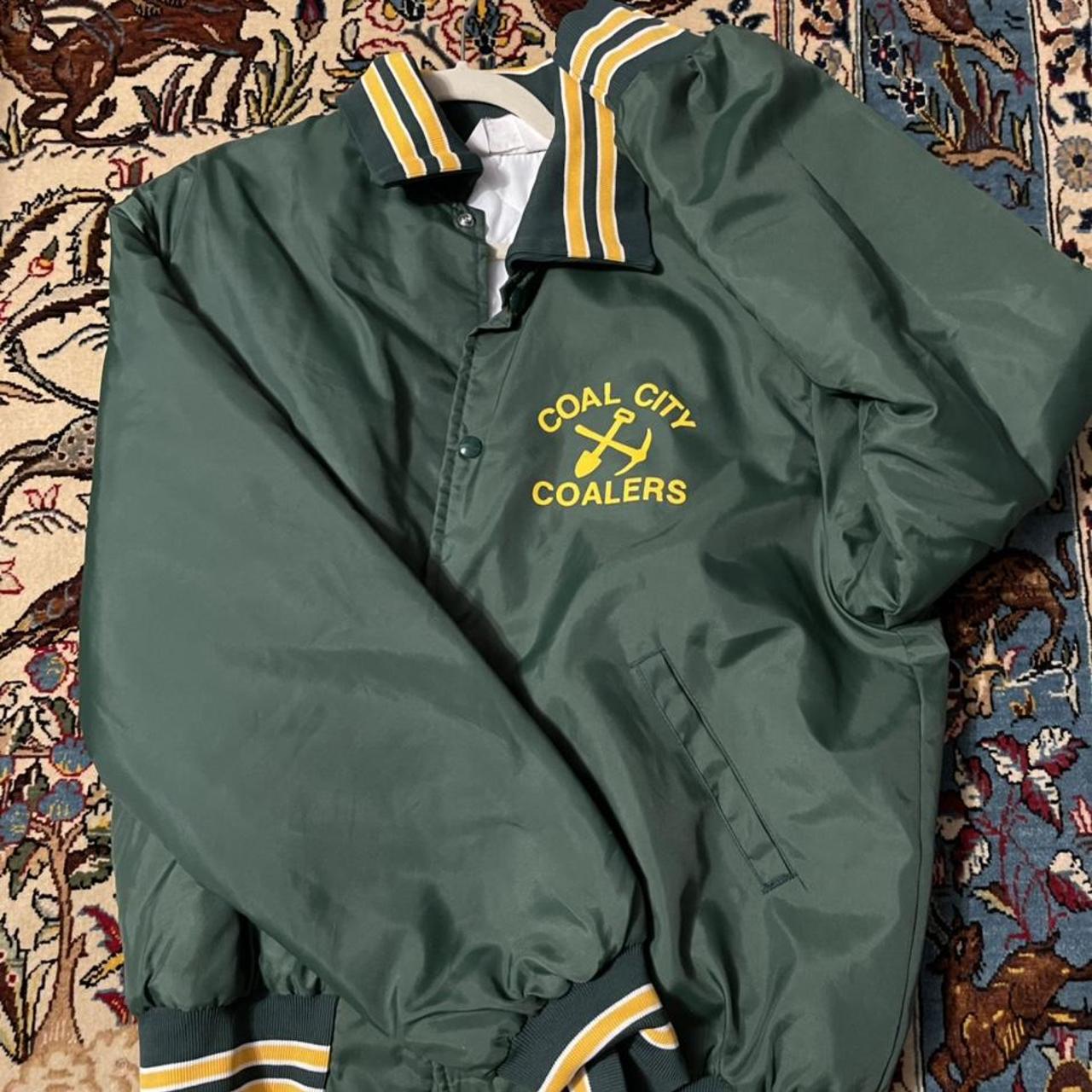 ⛏GEM Sportswear vintage varsity jacket with “Coal... Depop