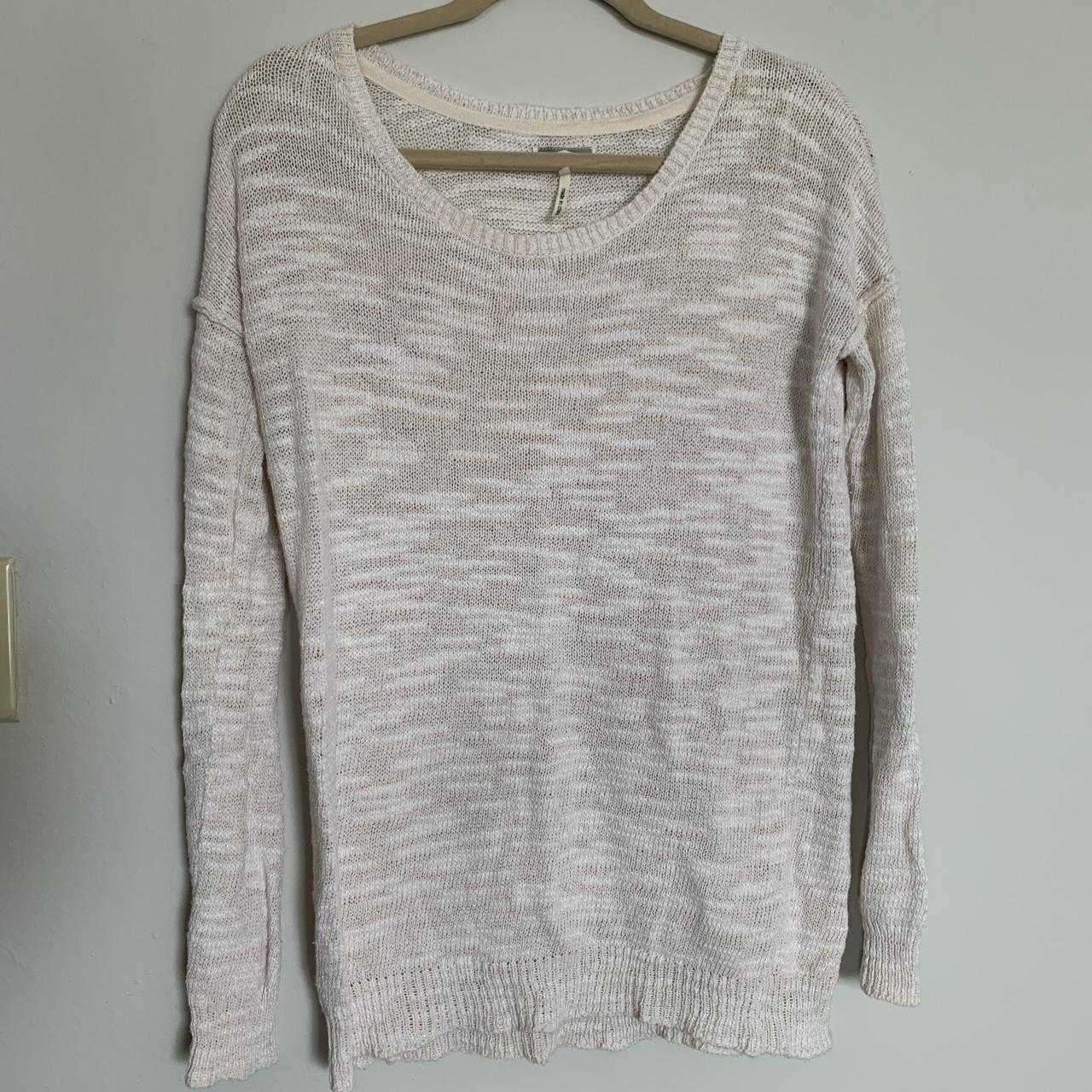 never worn cream knit sweater! no flaws, super cute... - Depop