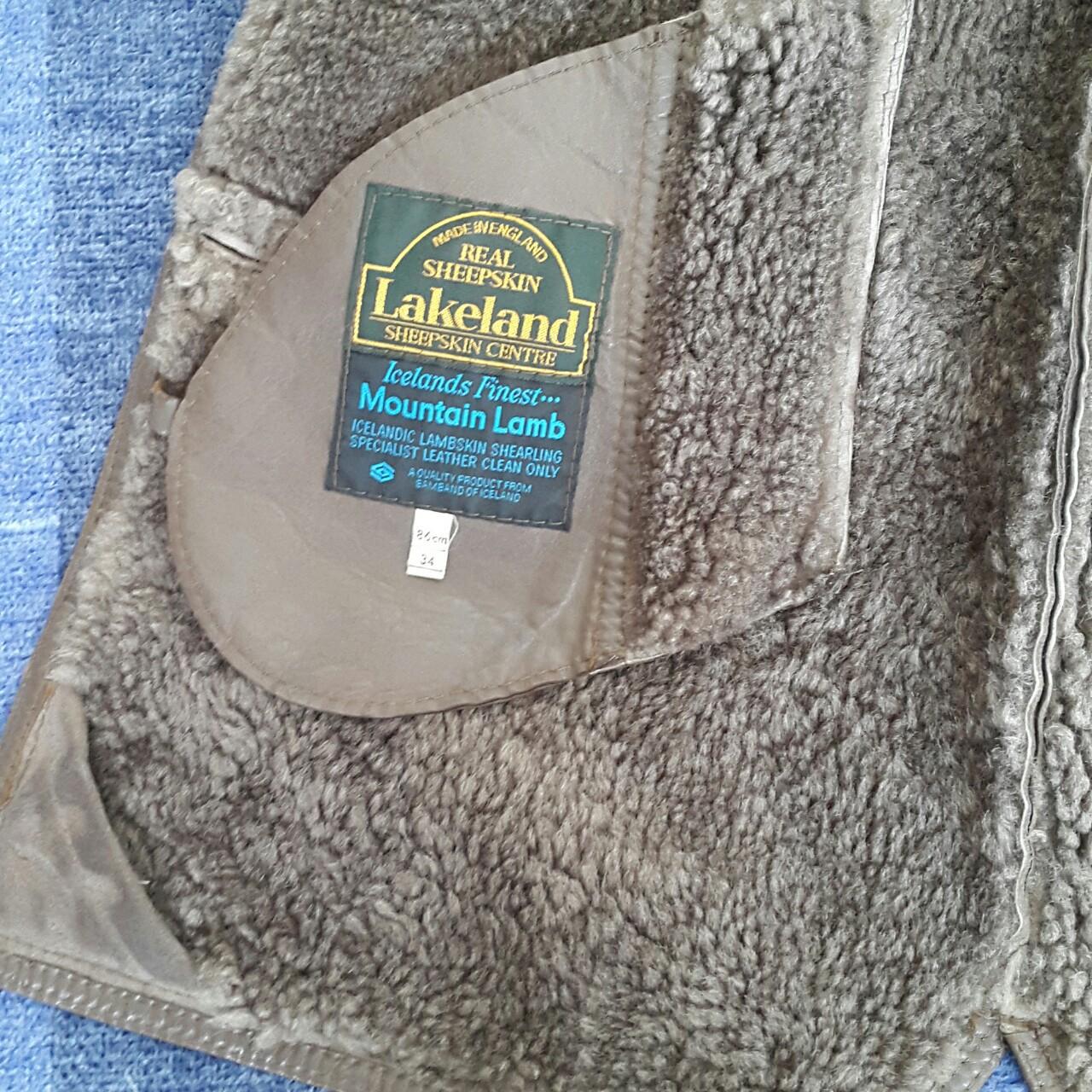 Vintage Lakeland sheepskin Jacket, the coat is in... - Depop