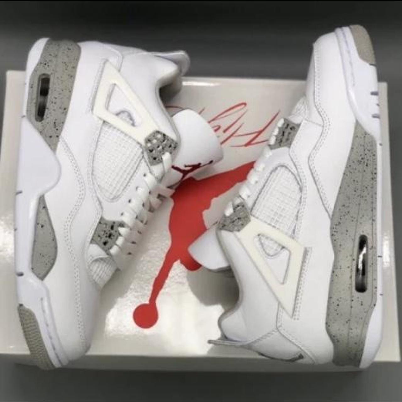 mens white jordan trainers