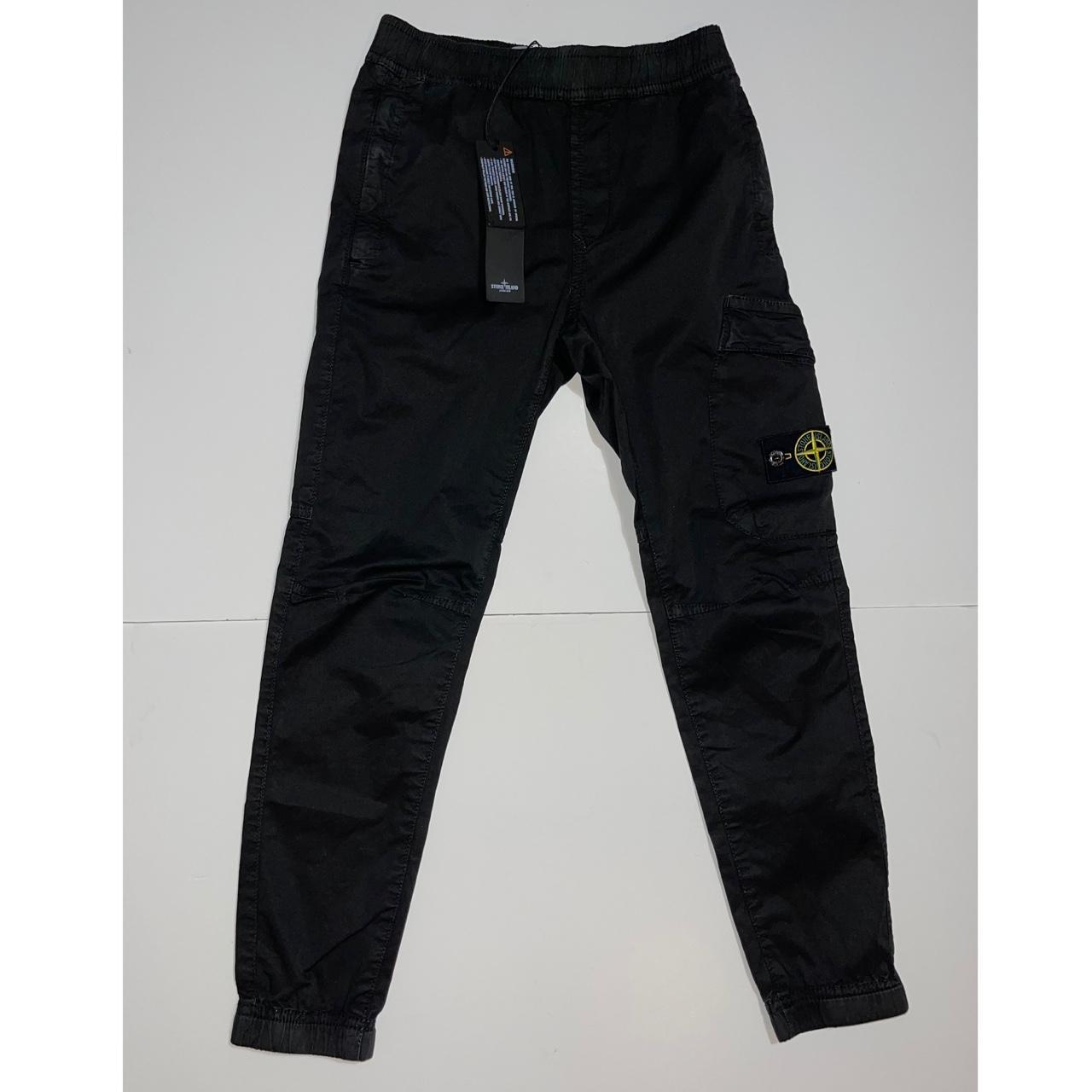 stone island cuffed cargo pants