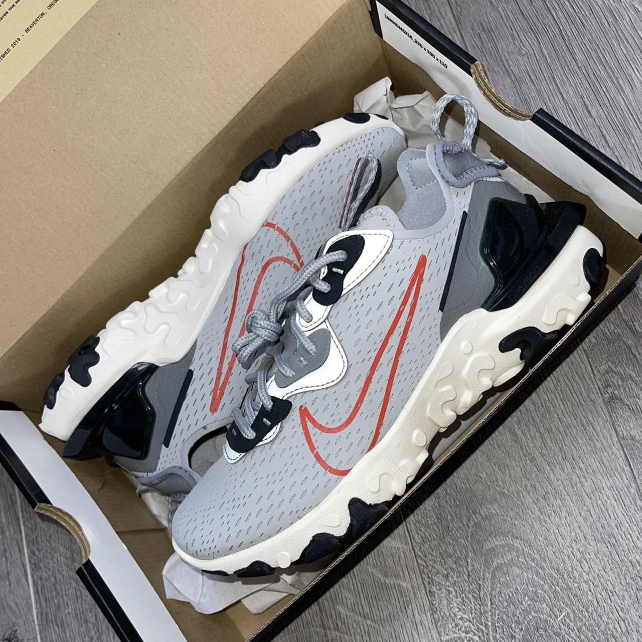 nike react vision sail grey