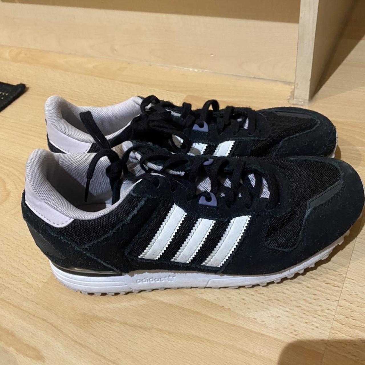 Suede Adidas trainers Great condition Ignore: Umbro... - Depop