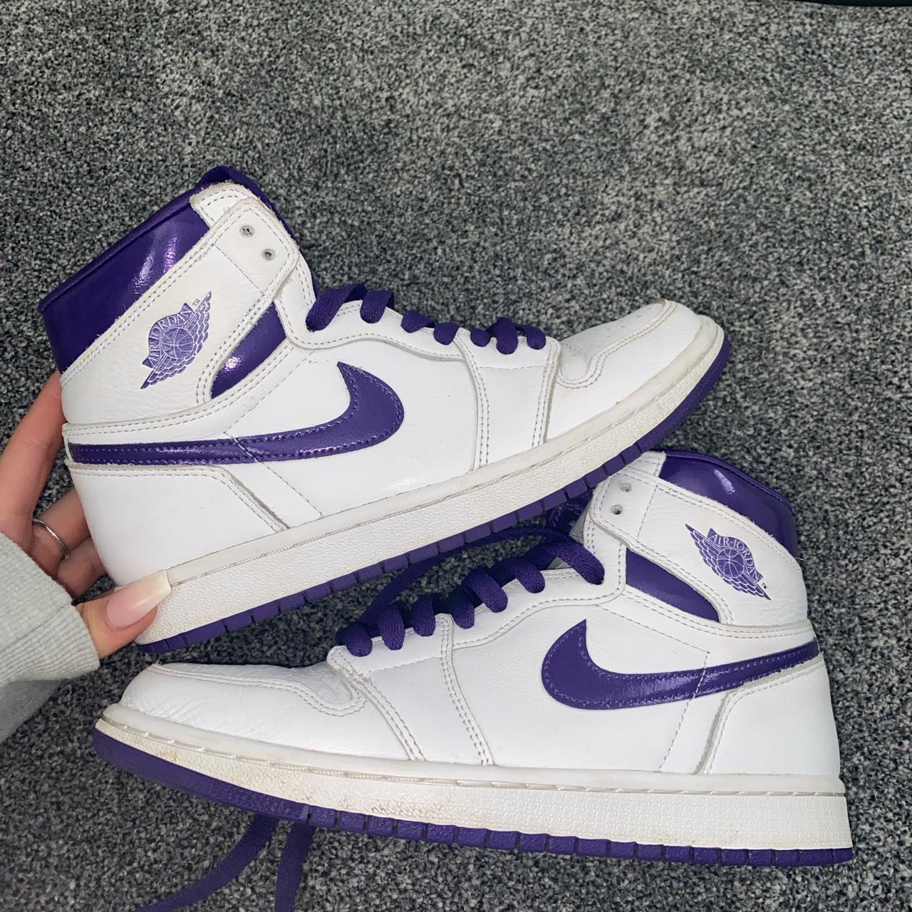 purple jordan sweatpants