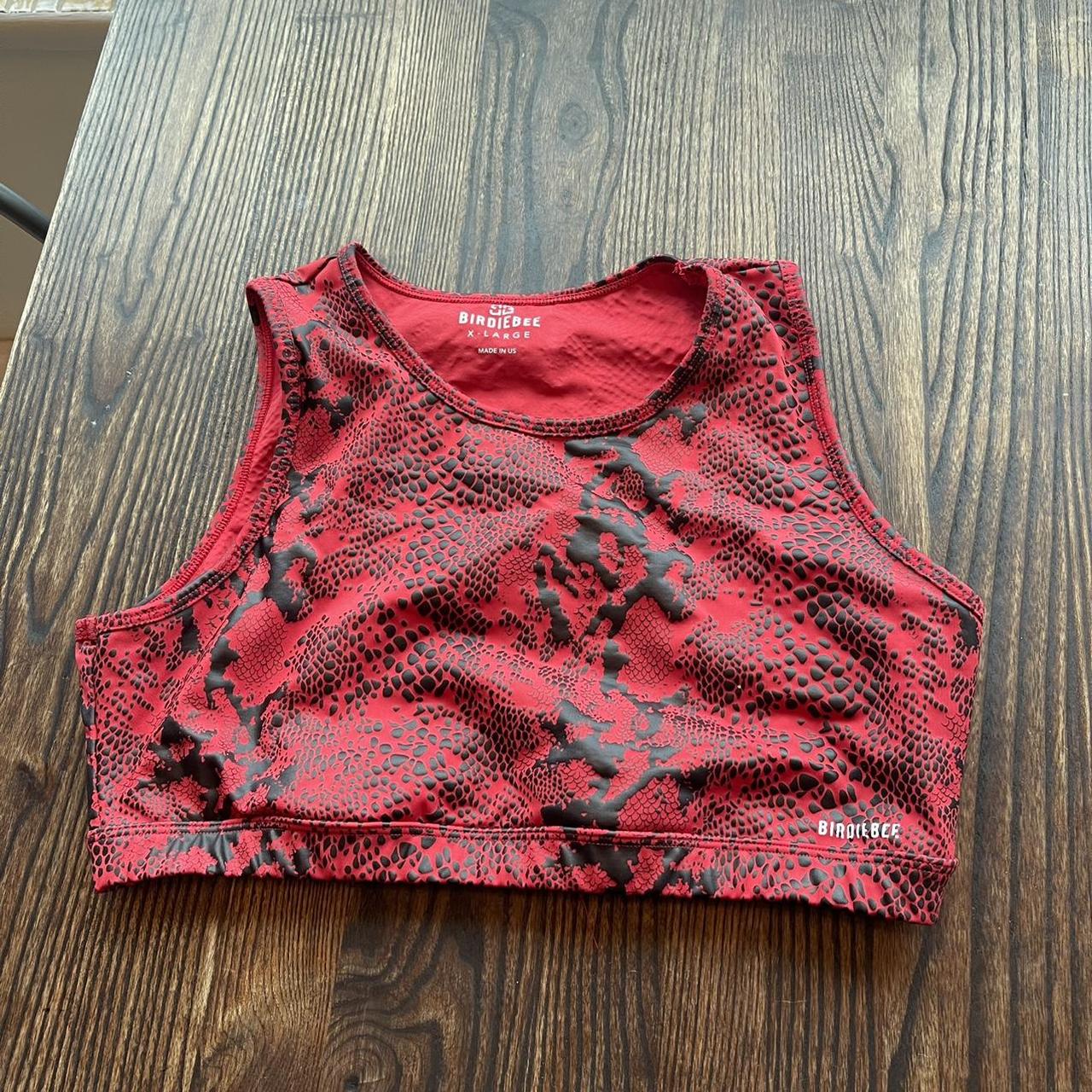 #birdeebee snake slime sport bra top size XL - Depop