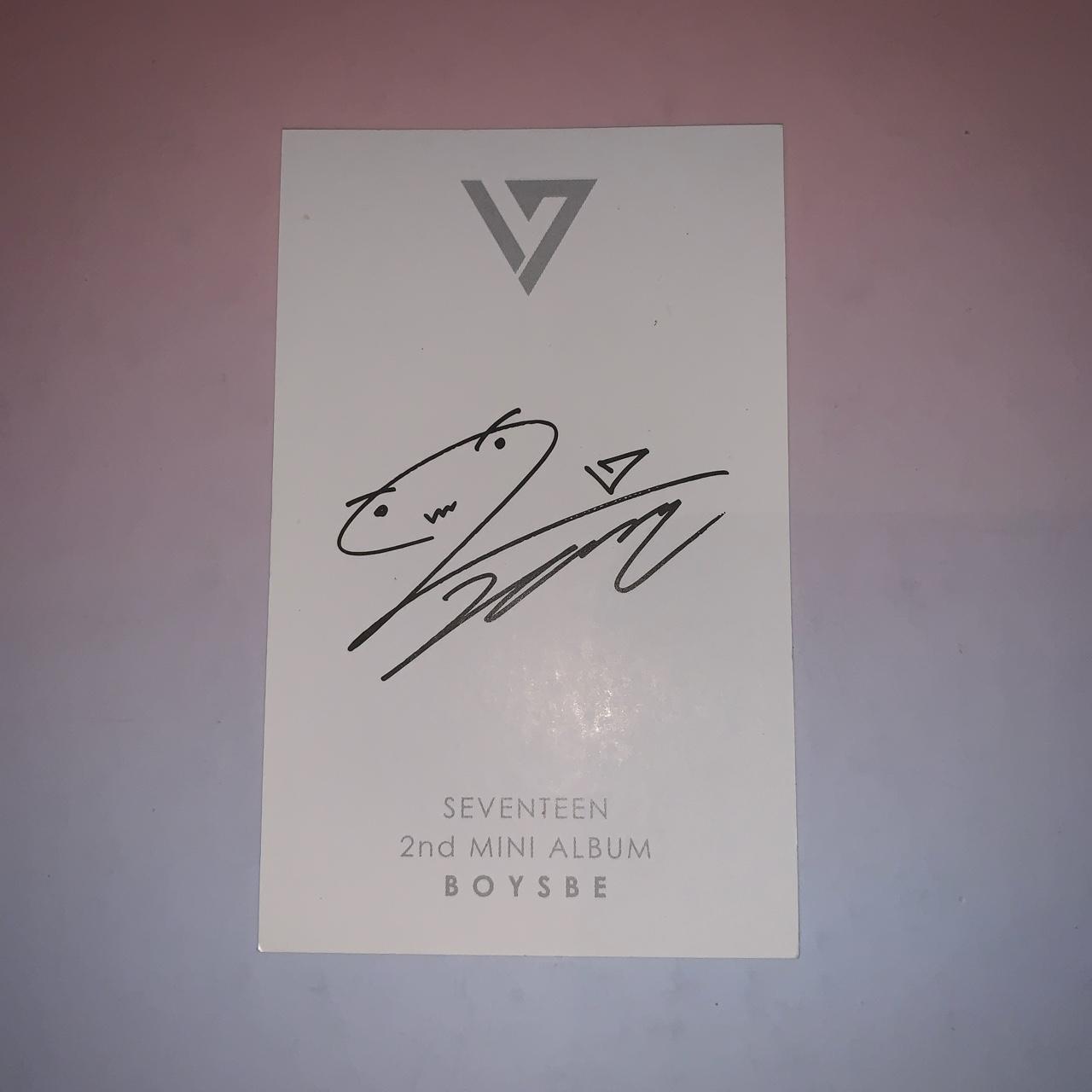 ♡ Jeonghan Boys Be Photocard ♡ - version hide! - | Depop