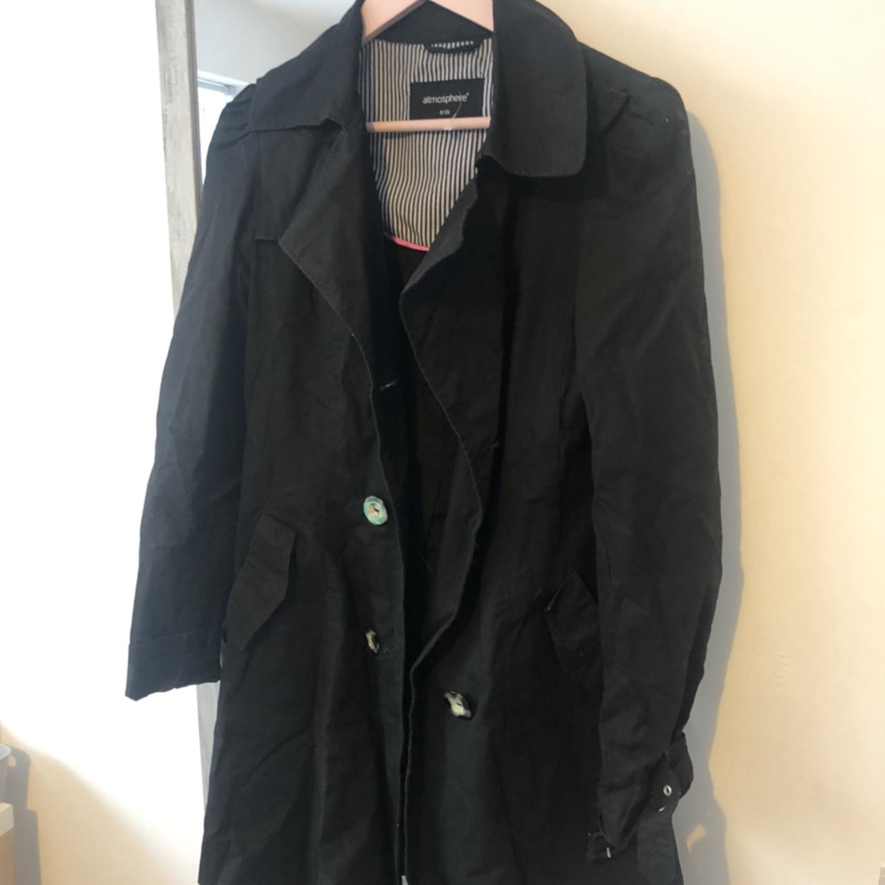 Primark Women's Black Coat | Depop