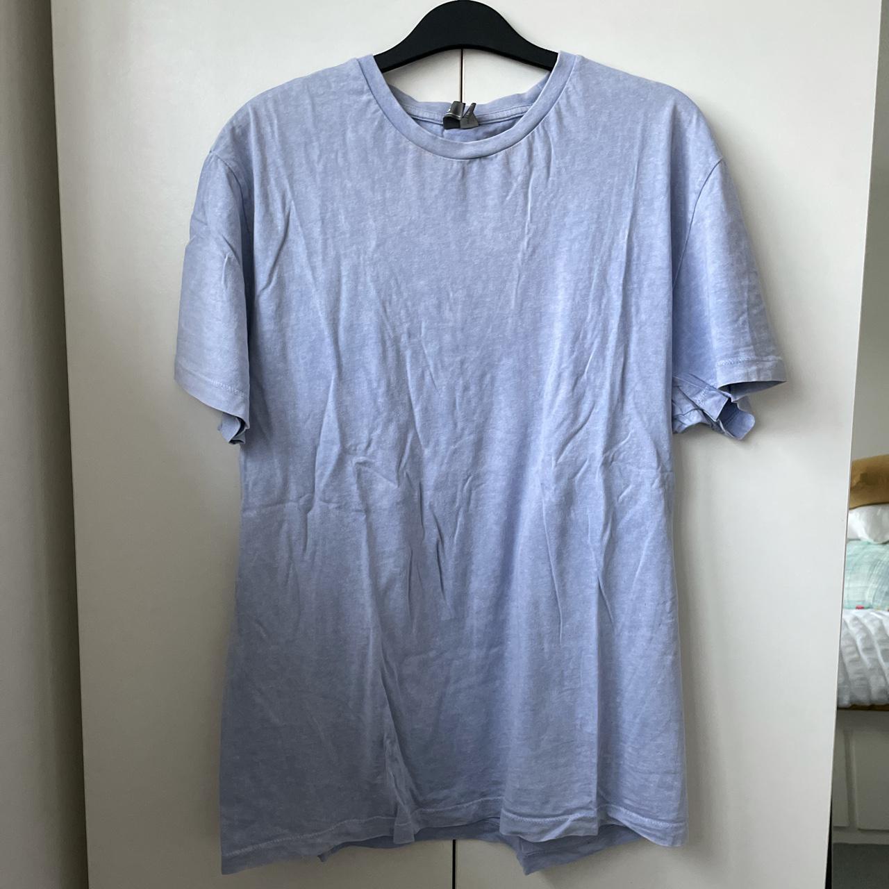 ASOS design lilac oversized t-shirt with graphic... - Depop