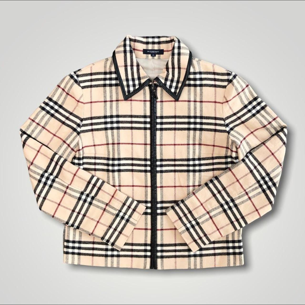 vintage burberry nova check jacket