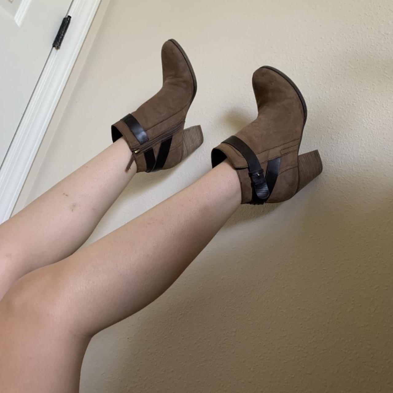 Target brown ankle top boots