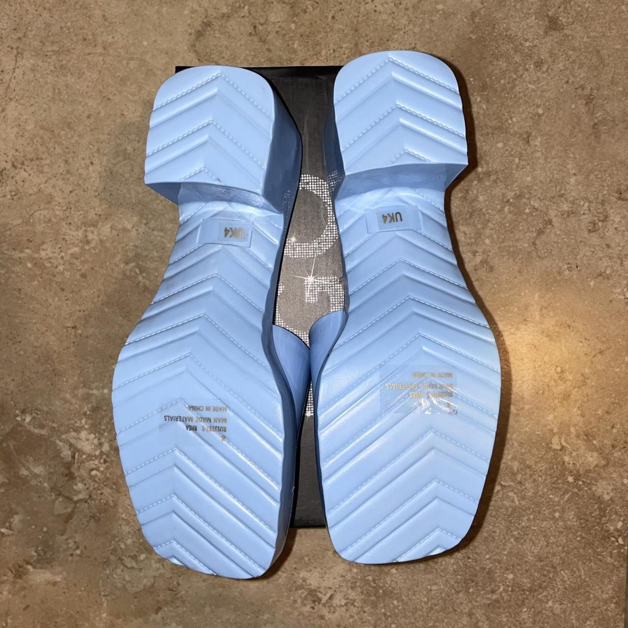 EGO shoes baby blue slides Blue slide sandals Size... Depop