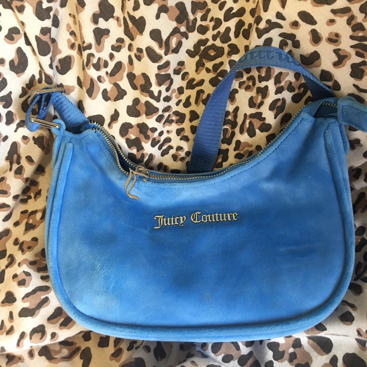 Juicy Couture Obsession Crossbody - Blue faux... - Depop