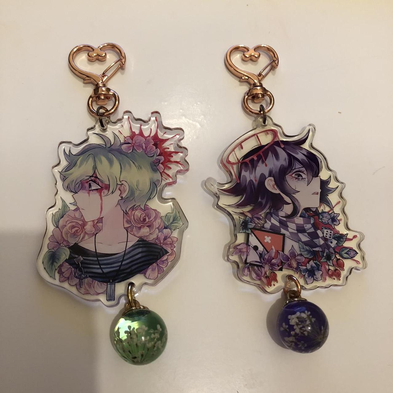 dangan ronpa Kokichi Oma and Rantaro Amami acrylic... - Depop