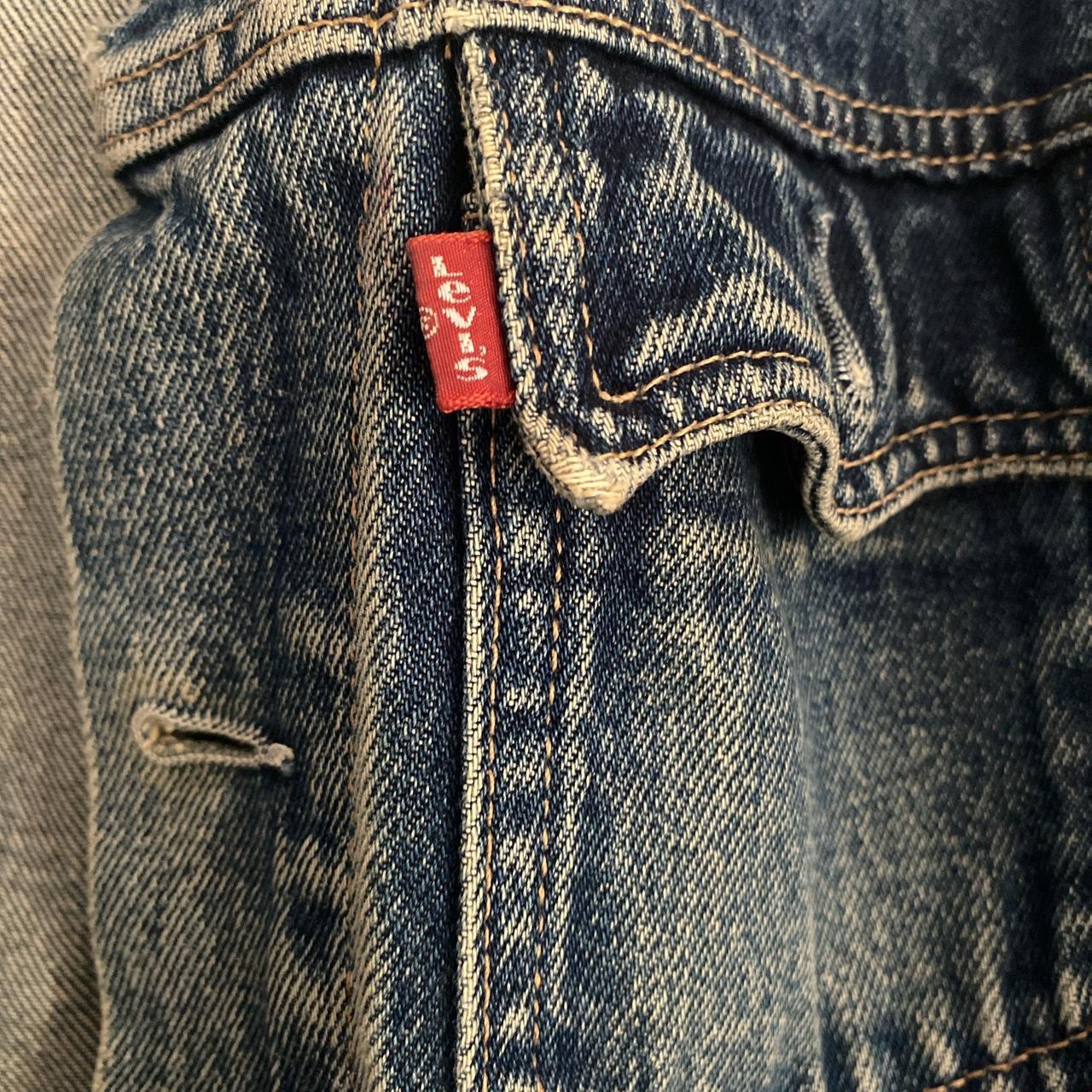 vintage levi’s denim jacket, hardly worn perfect... - Depop