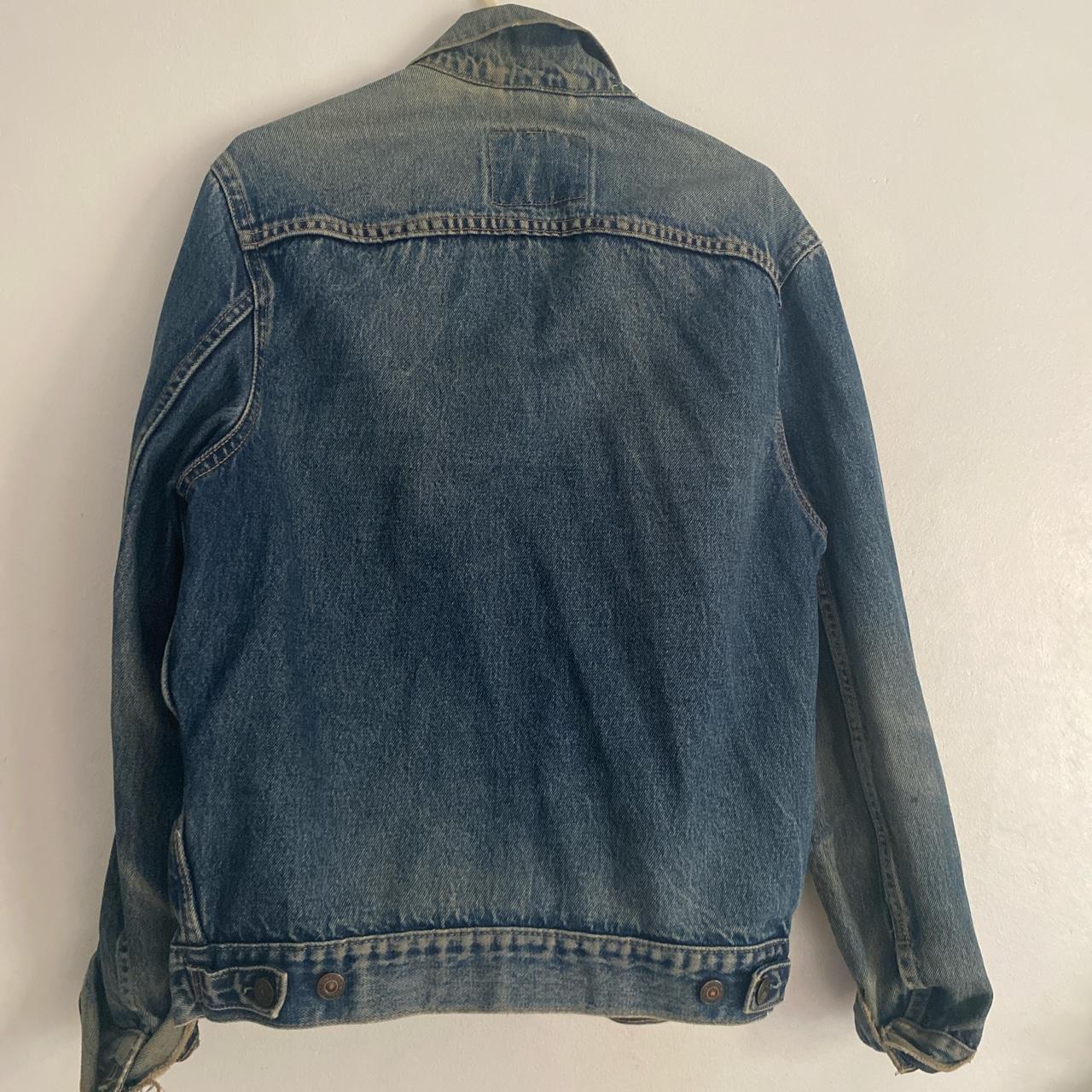 vintage levi’s denim jacket, hardly worn perfect... - Depop