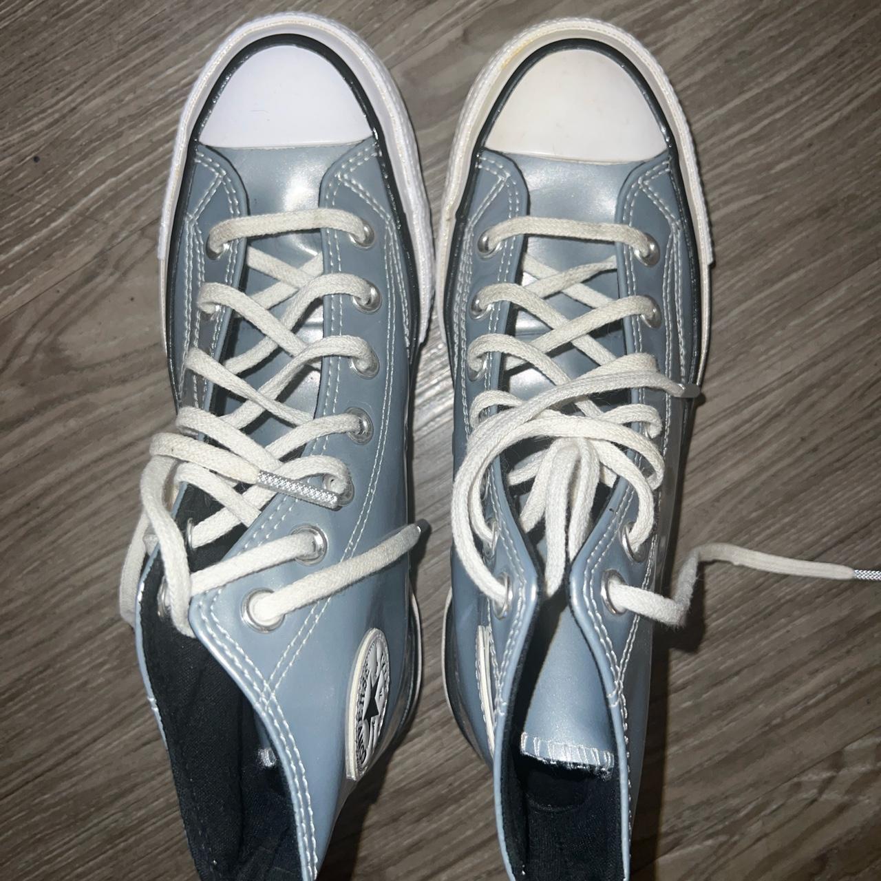 metallic converse womens