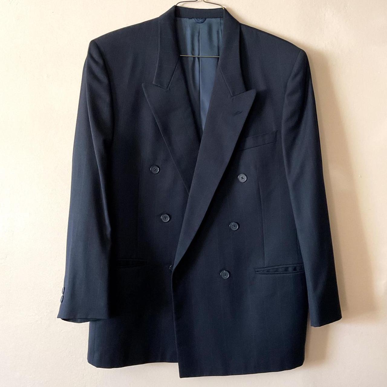 Uomo Moda Stile Italiano Blazer Suit L: 31” Pit to... - Depop
