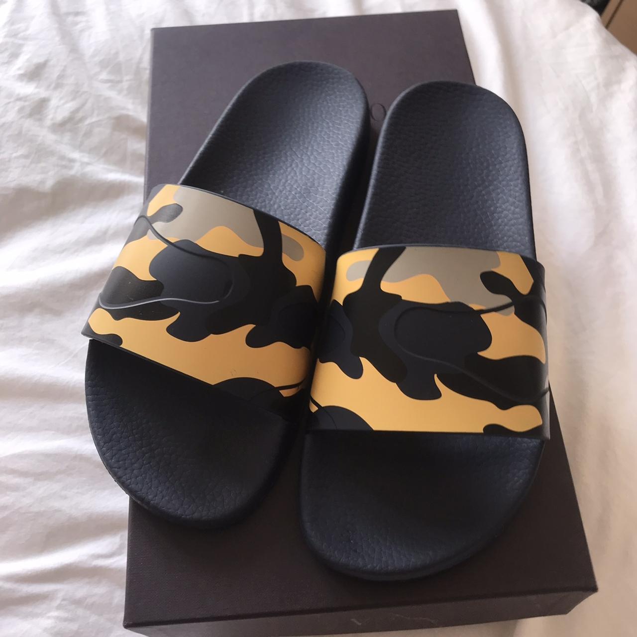 Valentino camo slides sale