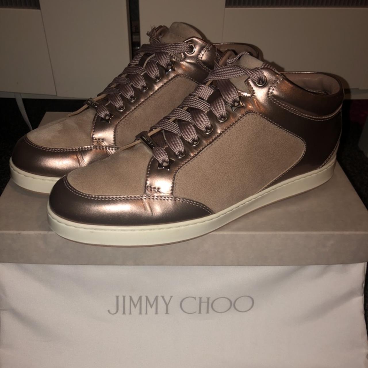 Jimmy choo miami on sale trainers uk sale