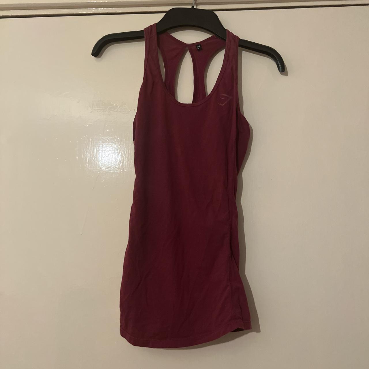 Gymshark Women's Purple Vest | Depop