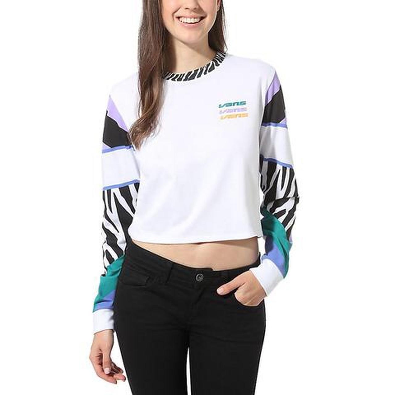 Vans cropped long store sleeve