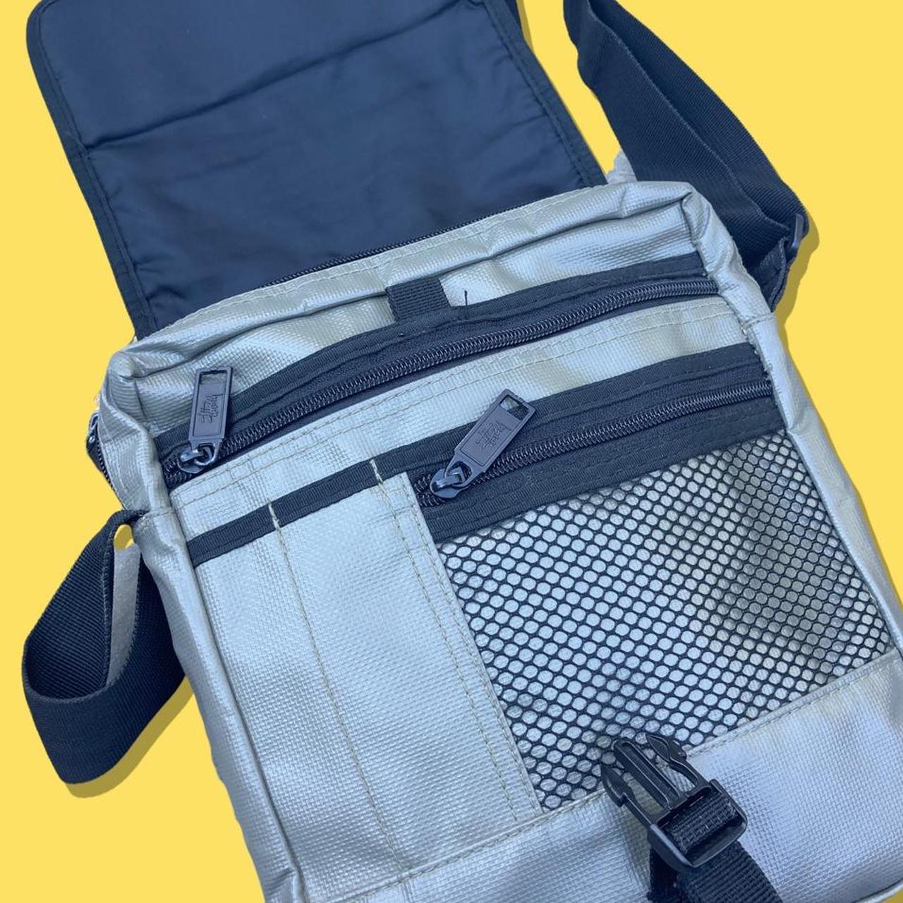 Vintage Stussy Side Bag Khaki brown green with... Depop