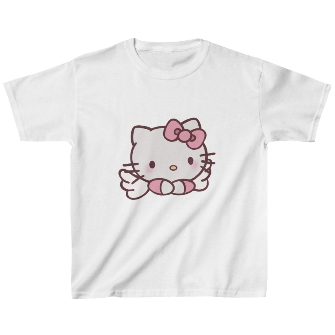 Brand new soft & pastel sanrio hello kitty white... - Depop