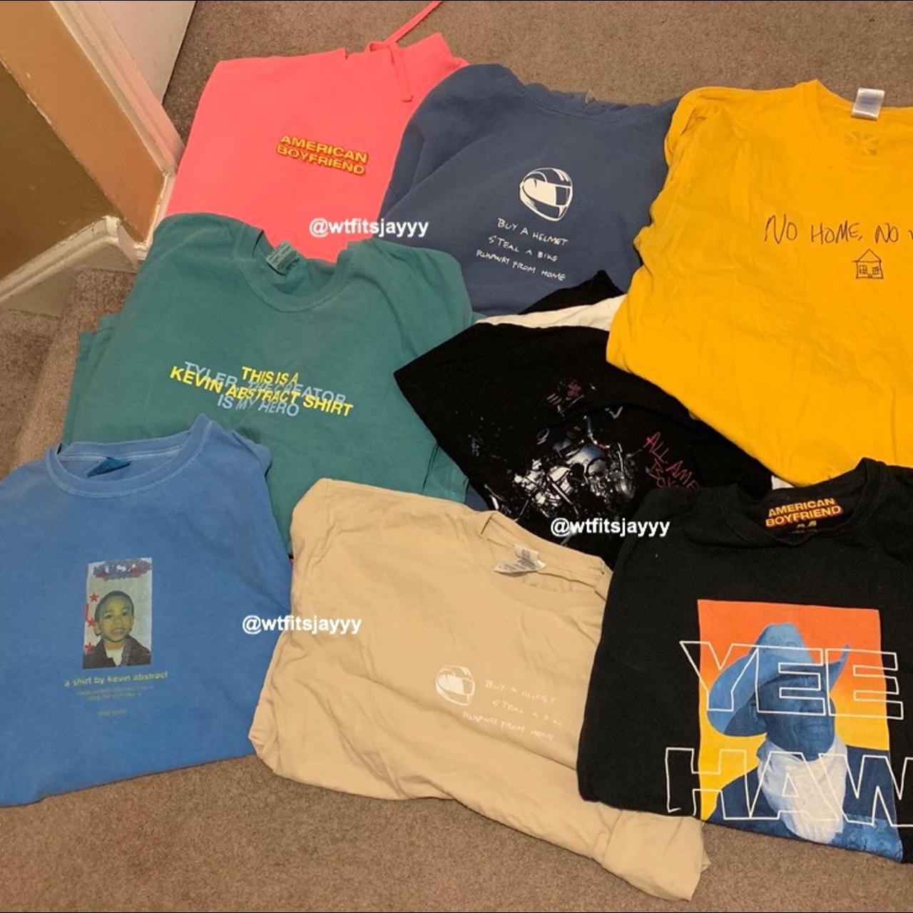 my kevin abstract merch collection! if you have... Depop