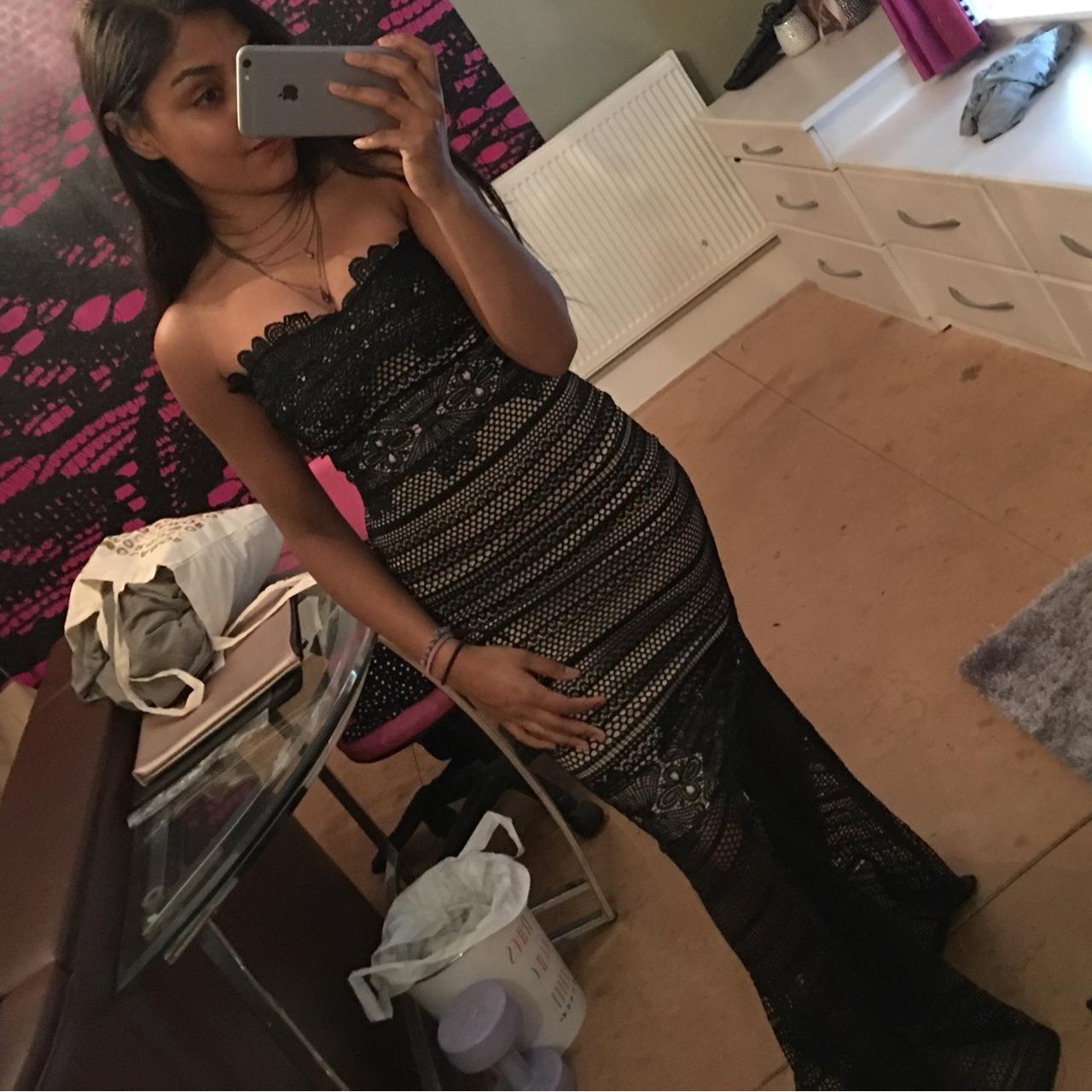 REDUCED* ASOS, MAXI DRESS, lace bodycon dress. Worn... | Depop