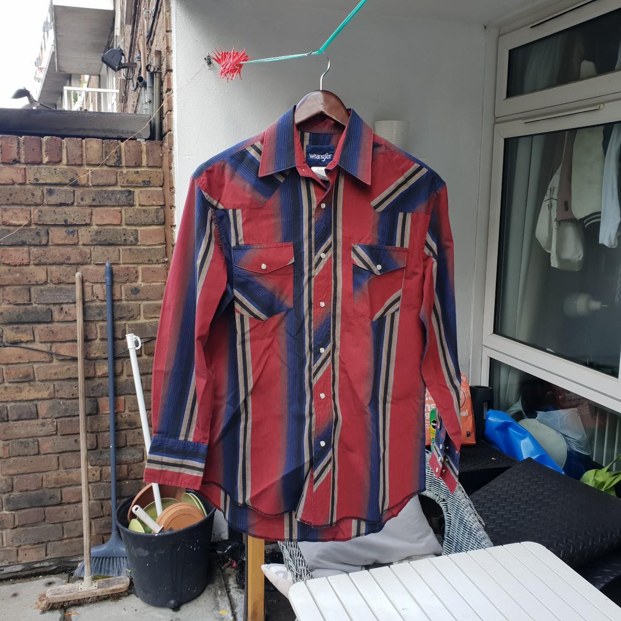 wrangler check shirt mens