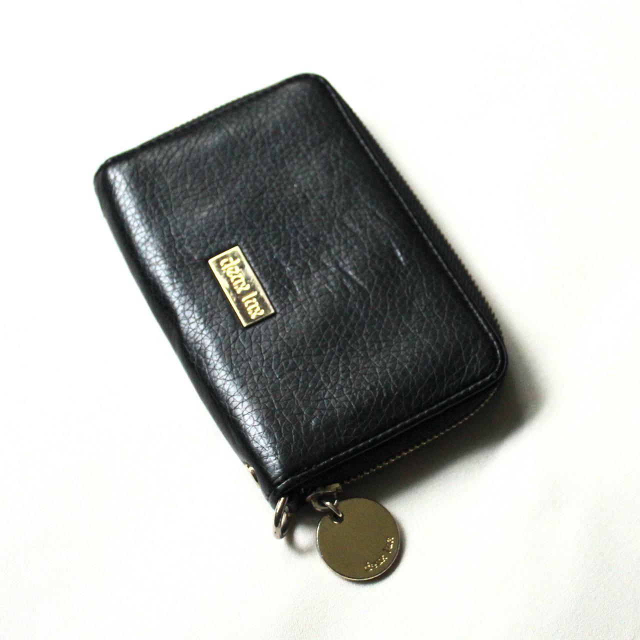 deux lux Wallet Zip Around Wristlet Blue Patent w/ - Depop