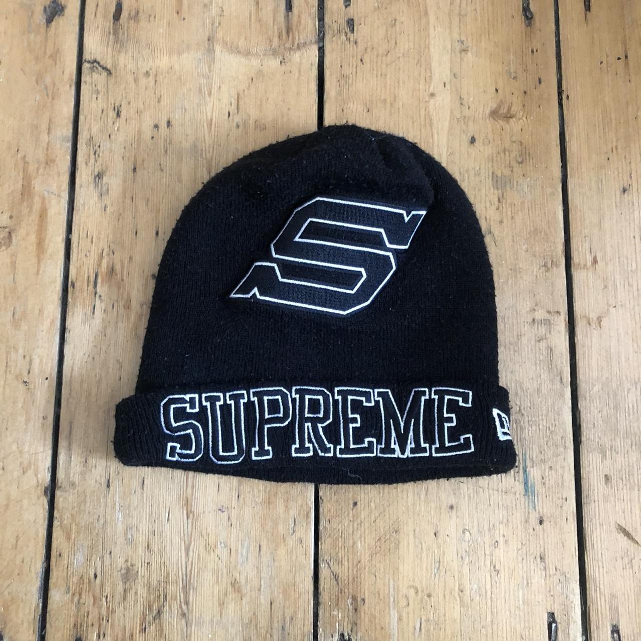 Supreme x new era big s beanie rare and great... - Depop