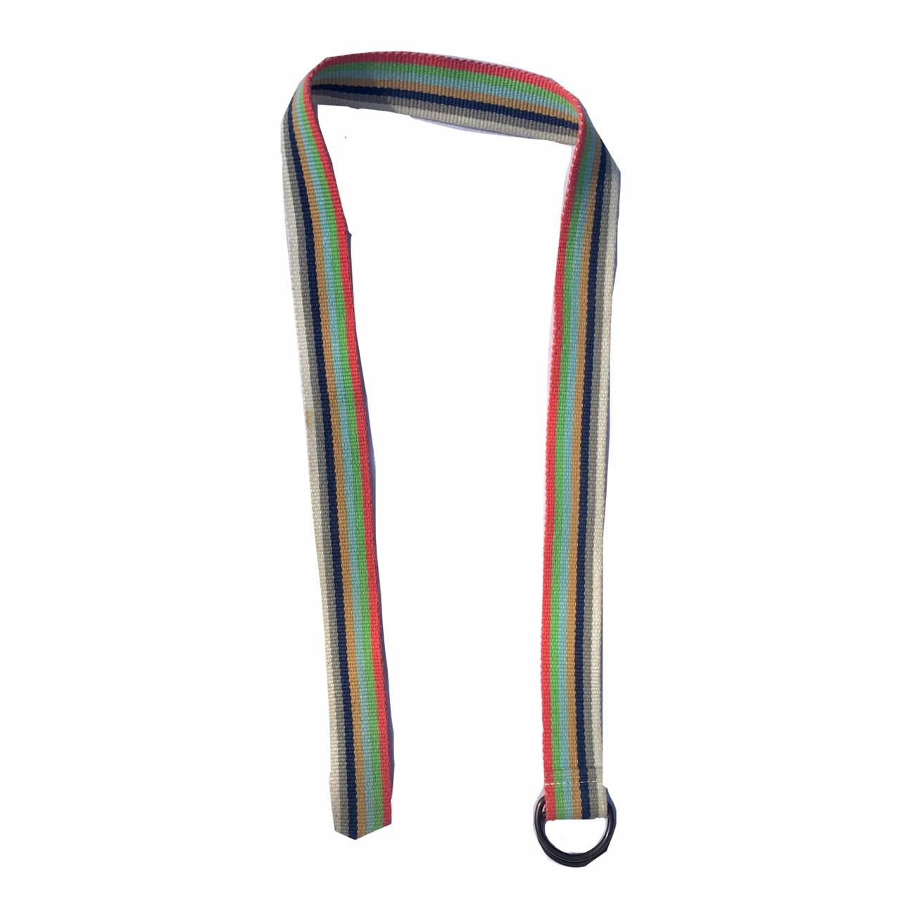 Cute rainbow multicolour belt made from fabric... Depop