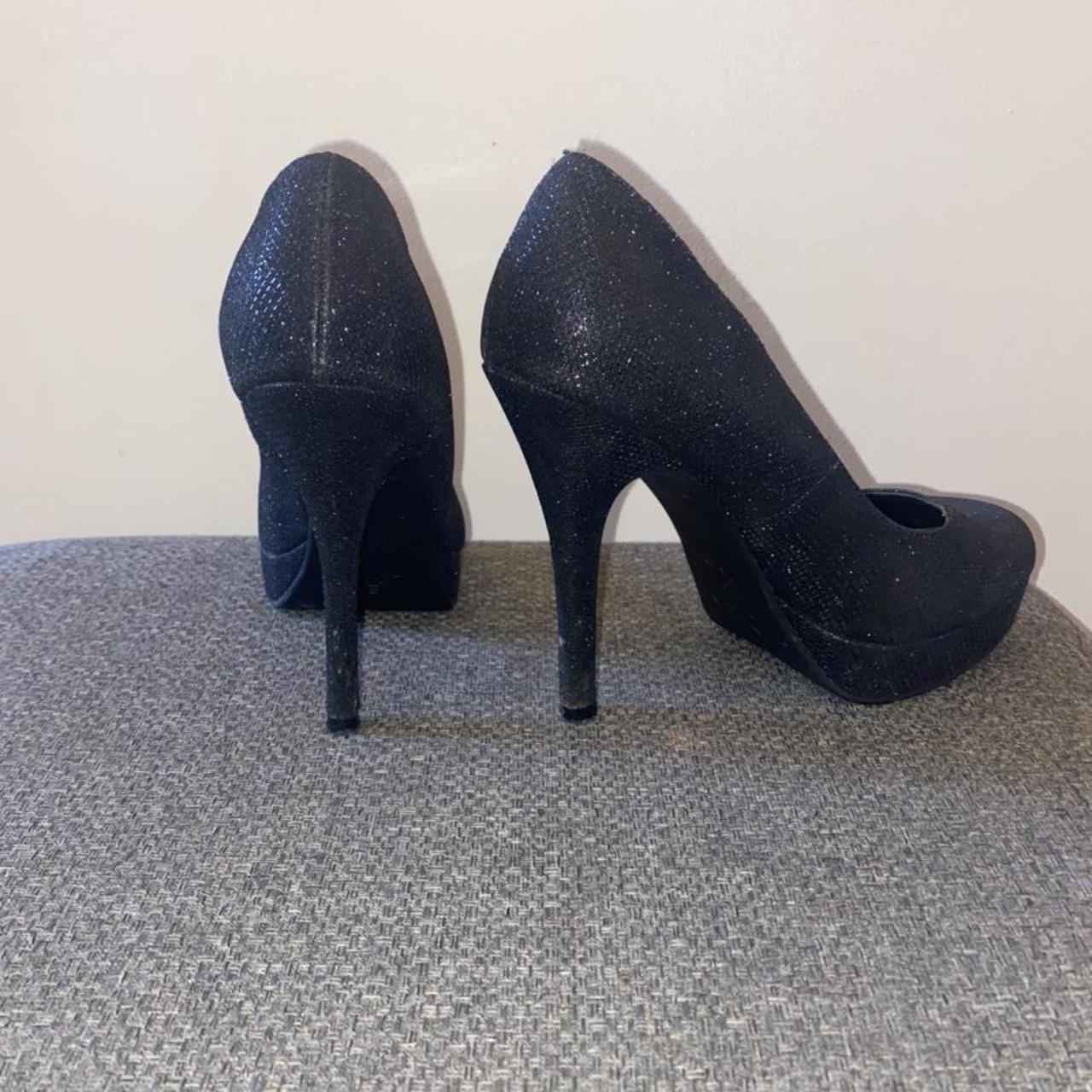 New Look glitter black heels. Very comfy shoes and... - Depop