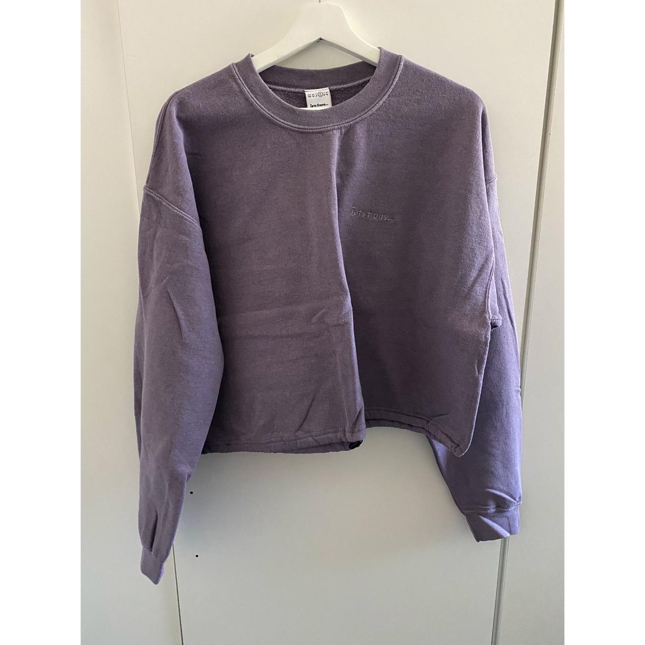 Urban Outfitters Women's Purple Sweatshirt