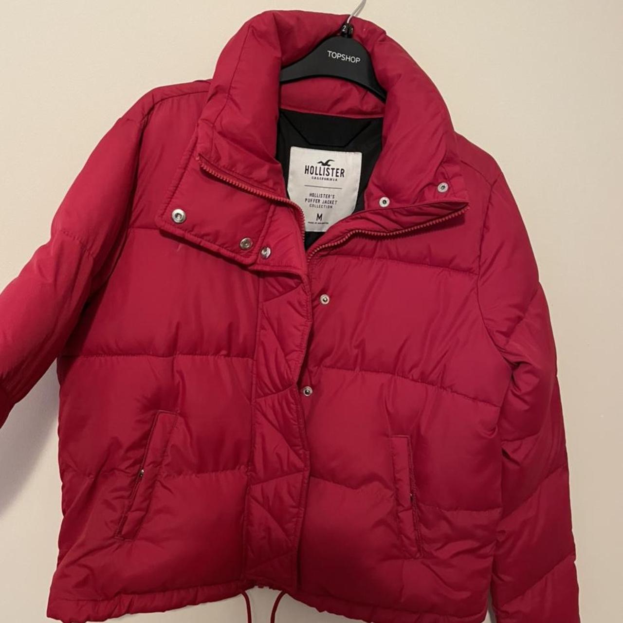 Hollister Puffer Jacket Red Size L - $18 (72% Off Retail) - From Tiana