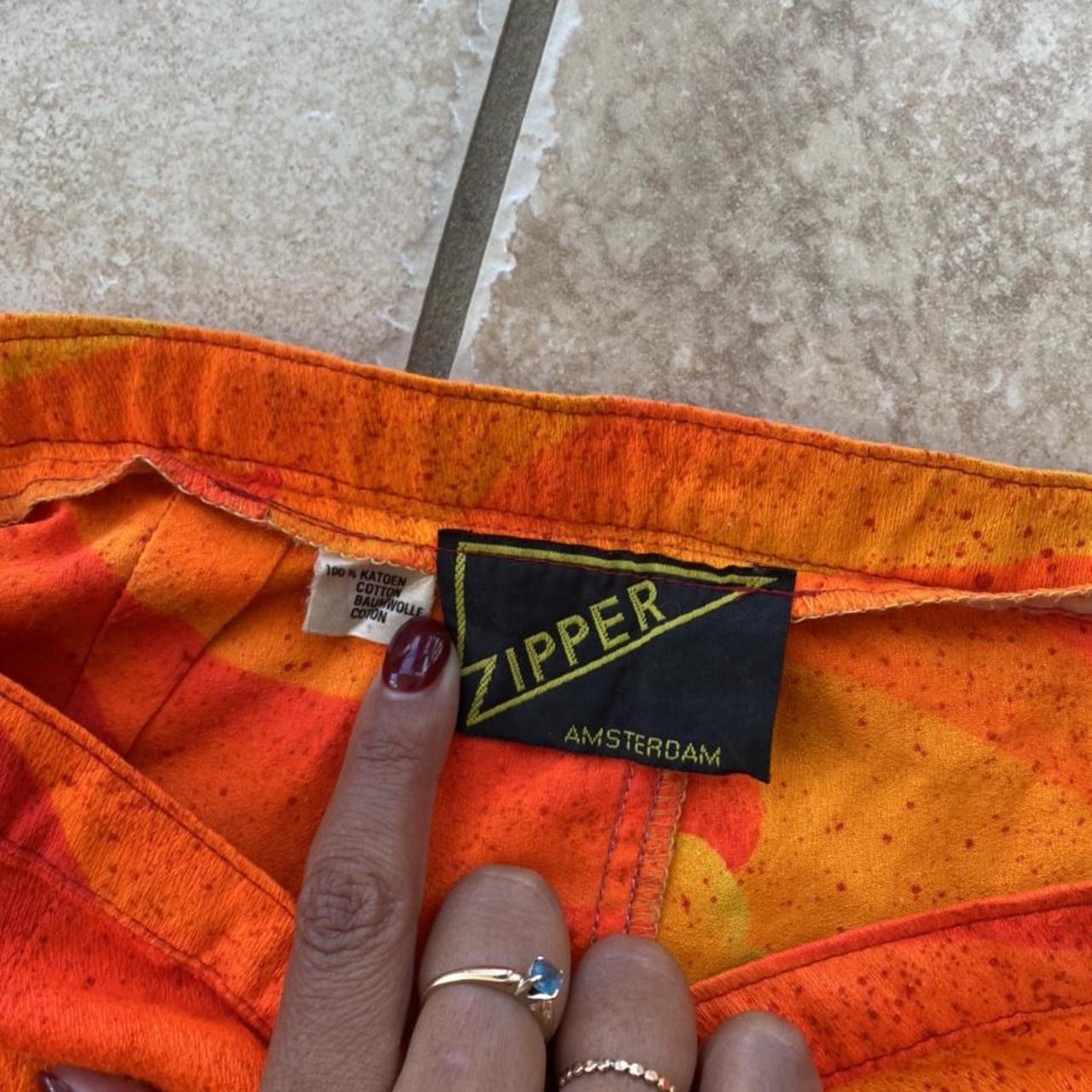 Zipper Vintage Amsterdam Psychedelic Shorts. (Im a... Depop