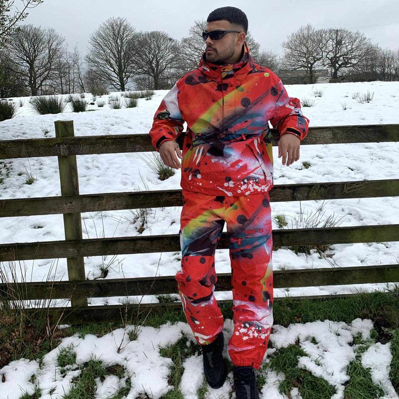 Supreme Gore-tex Anorack & Pant Rammellzee Red Size | Depop