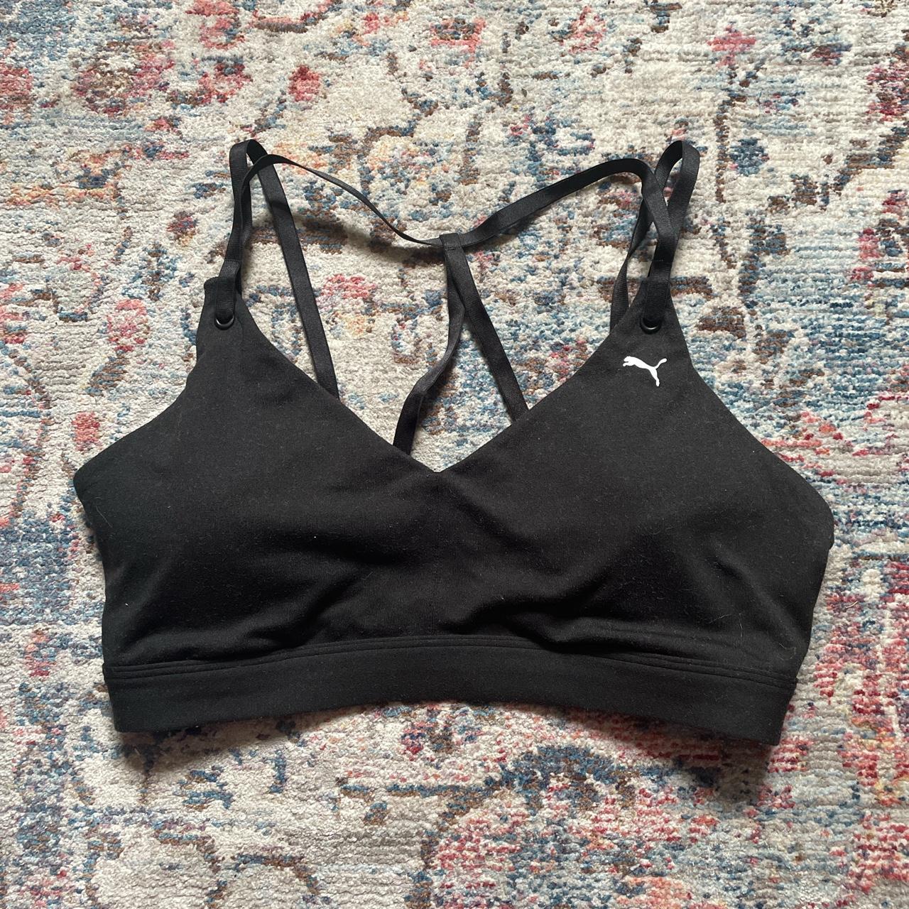 puma sports bra with padding. Size XL but would fit... Depop