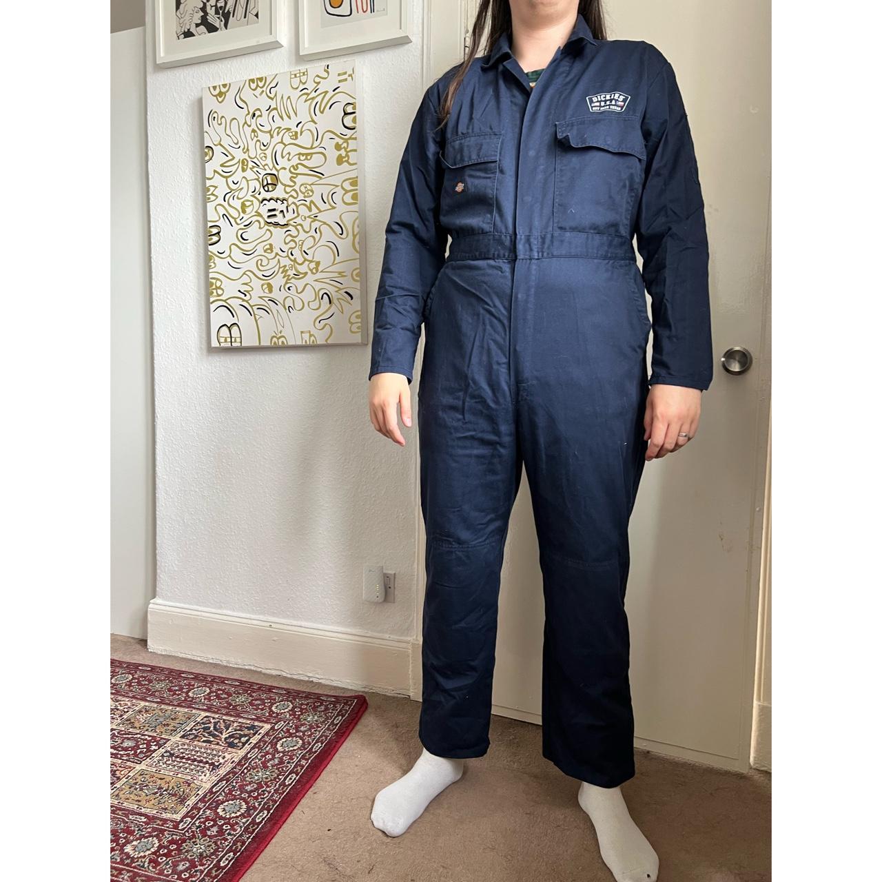 Dickies Men's Navy Jumpsuit | Depop