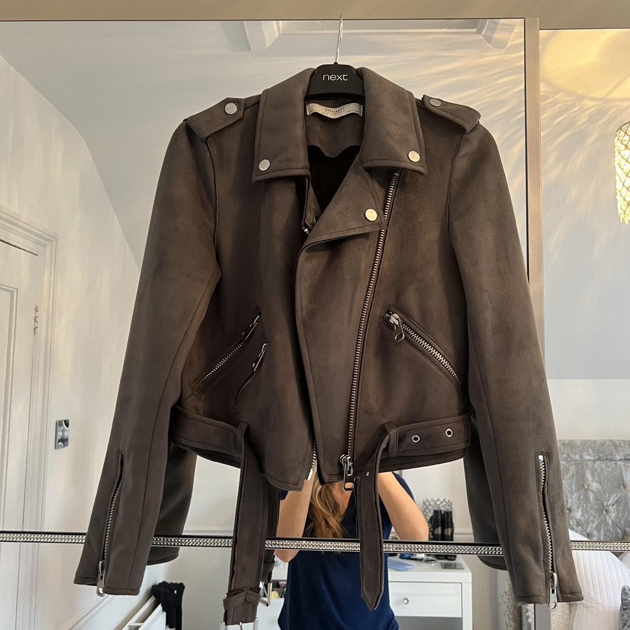 Zara Women's Grey Jacket Depop