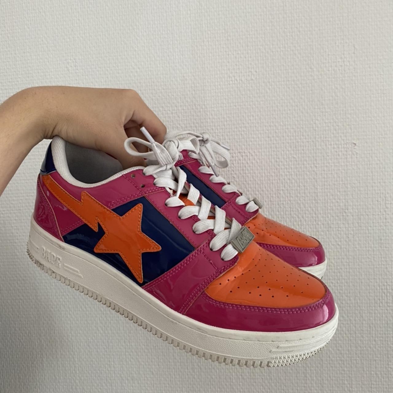bapesta navy orange