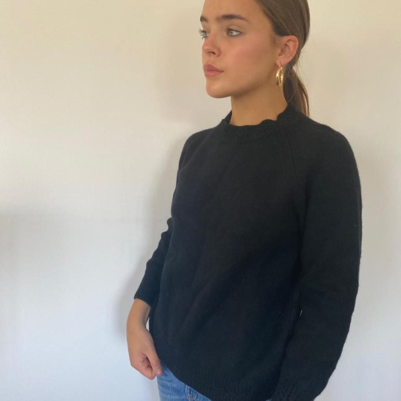 APC Black jumper Shrunk in the wash so would fit... Depop