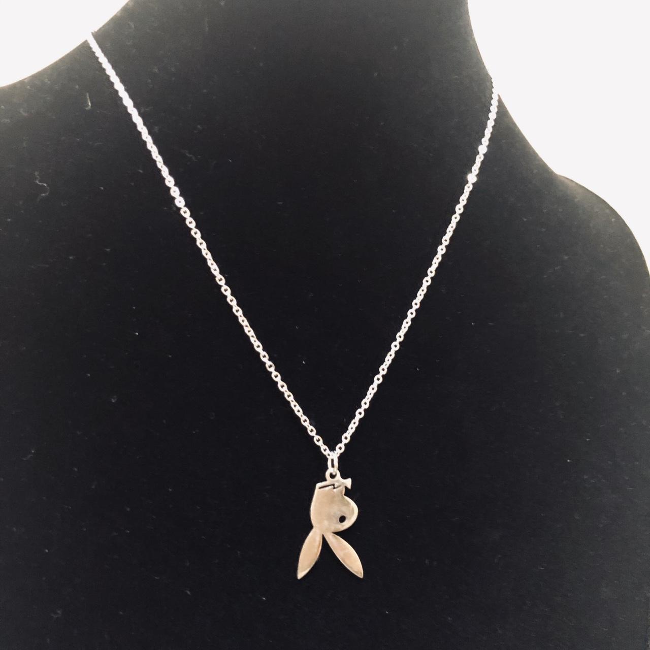 Upside down bunny pendant necklace chain as seen on Playboi Carti –  Bijouterie Gonin