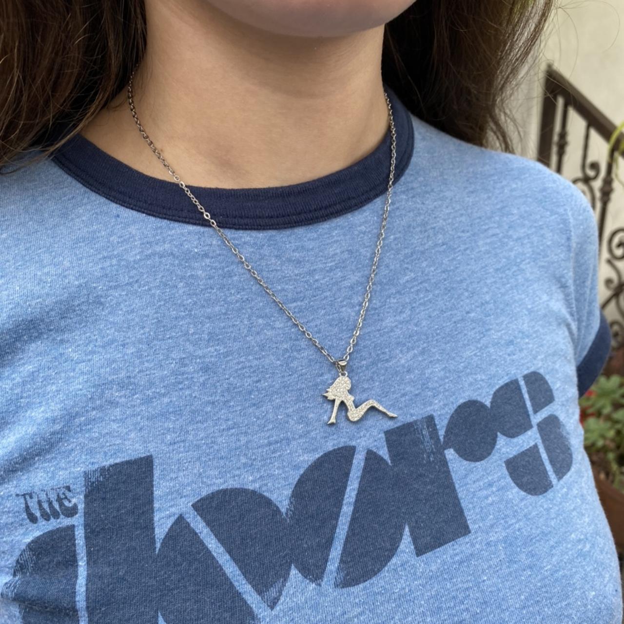 Mudflap girl necklace. Sexy iconic mudflap... Depop